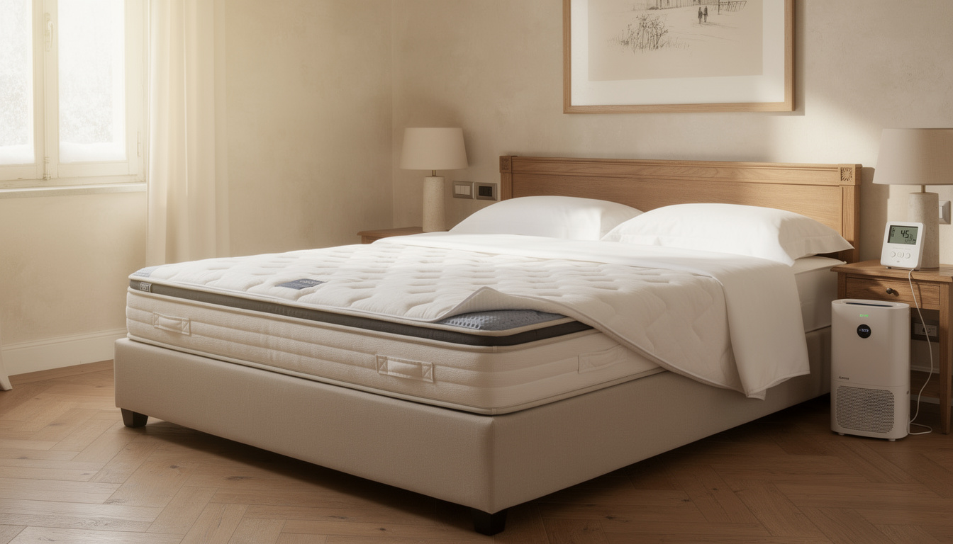 Der Trick für eine milbenfreie und feuchtigkeitsfreie Matratze mitten im Winter.