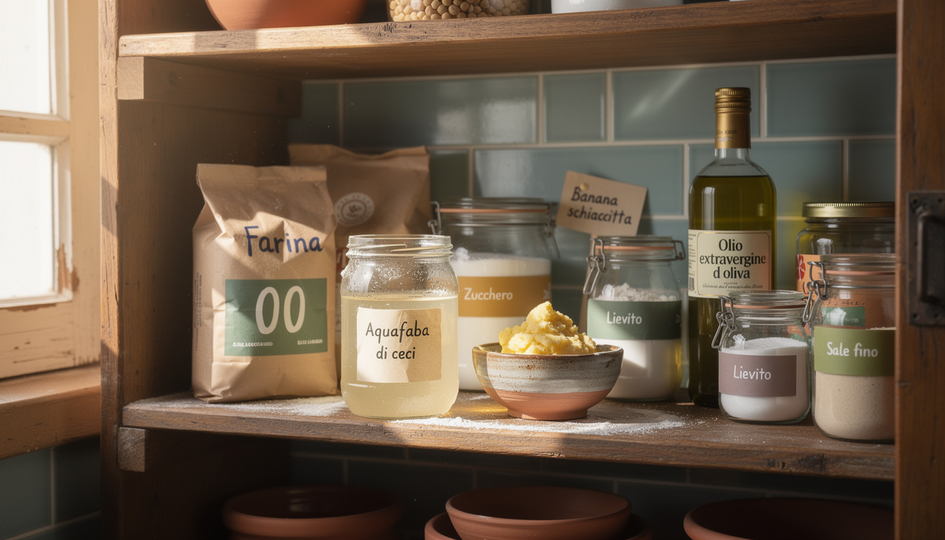 Die Zutat aus dem Schrank, die Eier in Kuchen ersetzt.