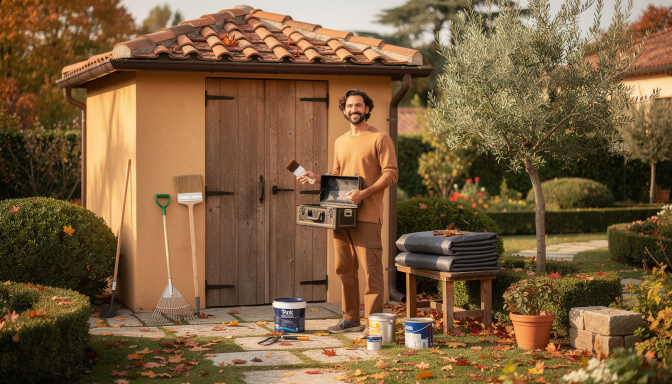 3 einfache Schritte zur perfekten Wartung Ihres Gartenhauses vor dem Winter.