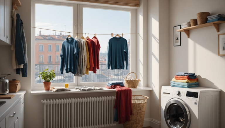 entdecken sie das geheimnis, wie ihre wäsche im winter drinnen schneller trocknet – praktische tipps und tricks für effizientes trocknen bei kaltem wetter.