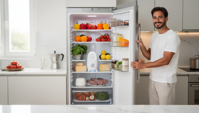 entdecken sie das innovative küchenprodukt, das unangenehme gerüche im kühlschrank effektiv neutralisiert und für eine frische umgebung sorgt.