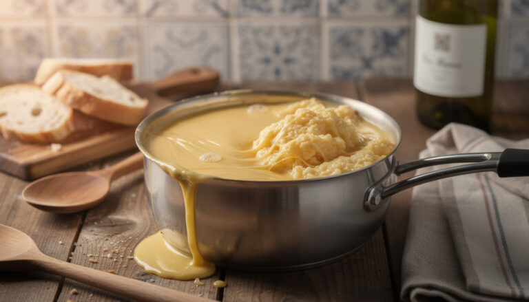 entdecken sie den häufigsten fehler, der ihr käsefondue zu flüssig oder zu dick macht, und lernen sie, wie sie die perfekte konsistenz für ein köstliches fondue erreichen.