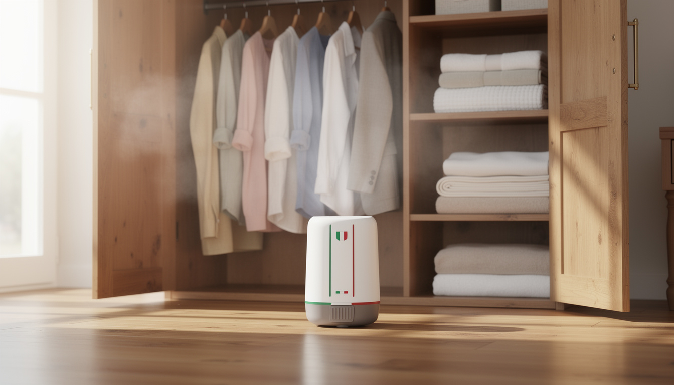 Der Gegenstand, den Sie besitzen und der Feuchtigkeit aus Ihren Schränken saugt.