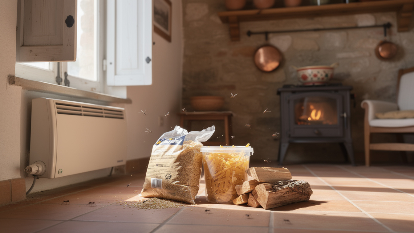 Der Lagerfehler, der im Winter Insekten in Ihr Haus lockt.