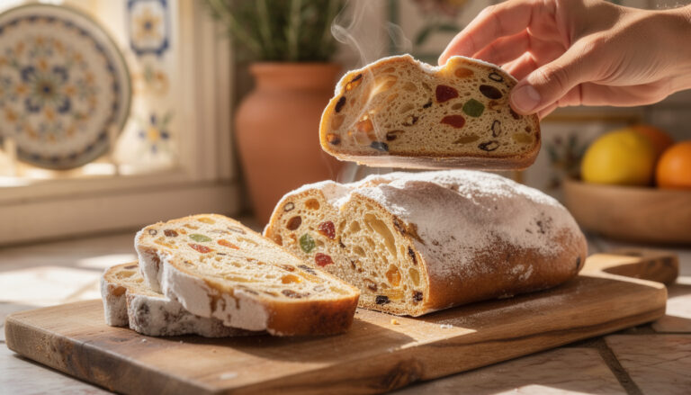 erfahren sie den einfachen trick, wie sie einen bereits fertigen stollen richtig aufwärmen und ihn wieder locker und saftig machen können.