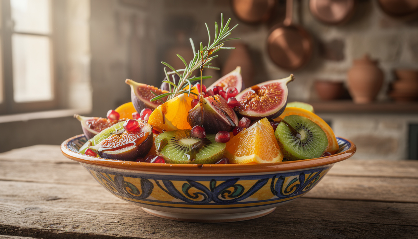 Die Zutat, die Sie vergessen und die Ihrem Winter-Obstsalat Pfiff verleiht.