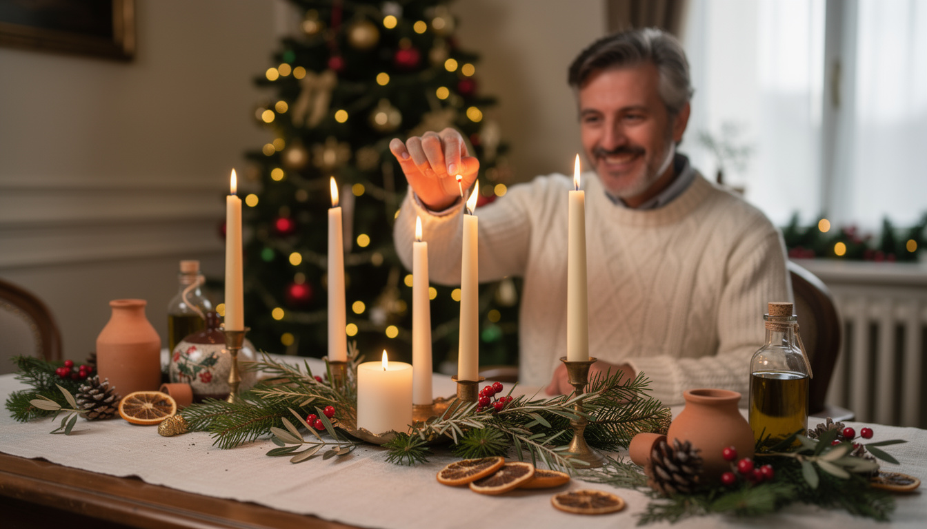 Die einfache Geste, die garantiert, dass Ihre Weihnachtskerzen tropffrei brennen.