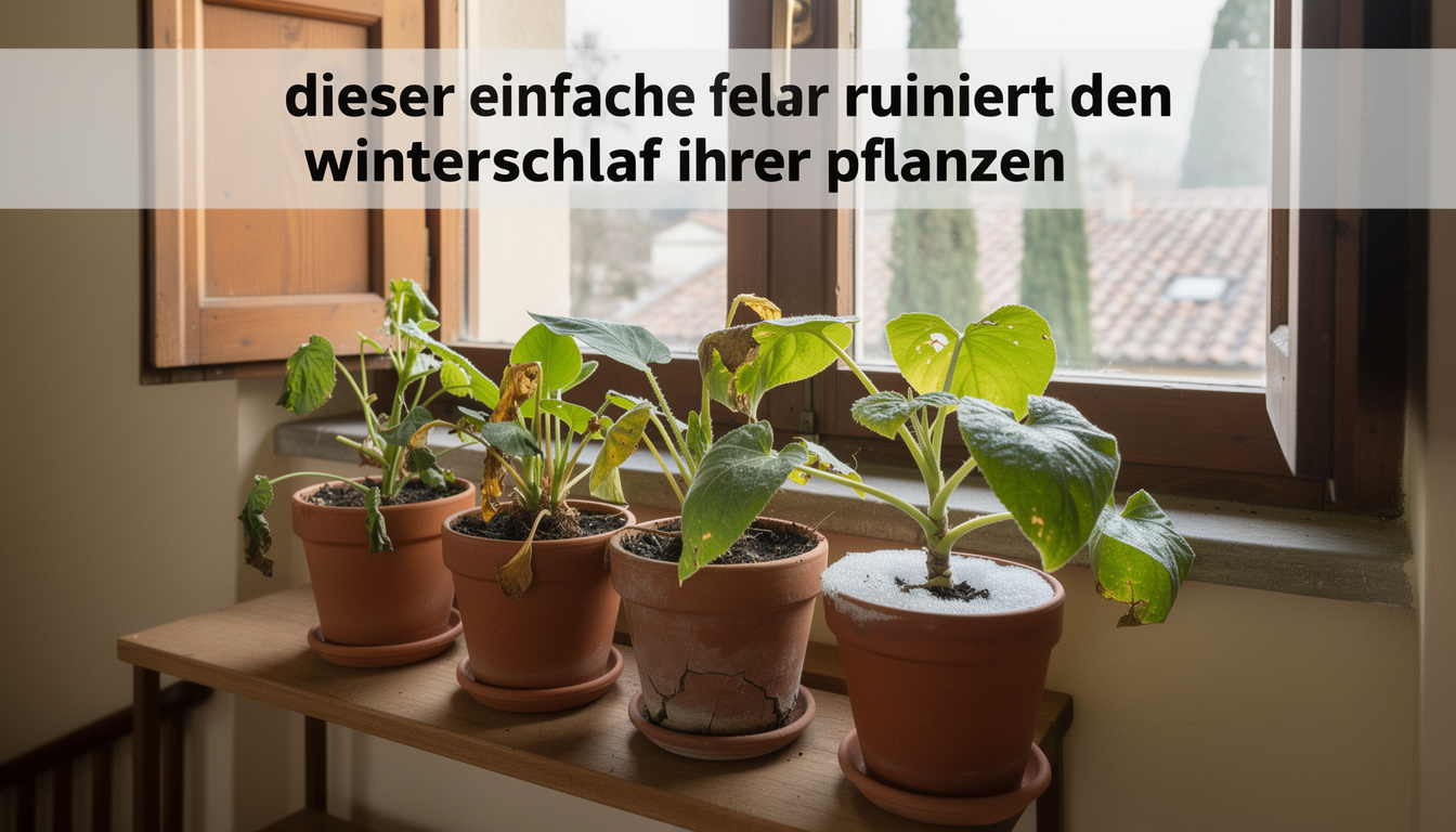 Dieser einfache Fehler ruiniert den Winterschlaf Ihrer Pflanzen.