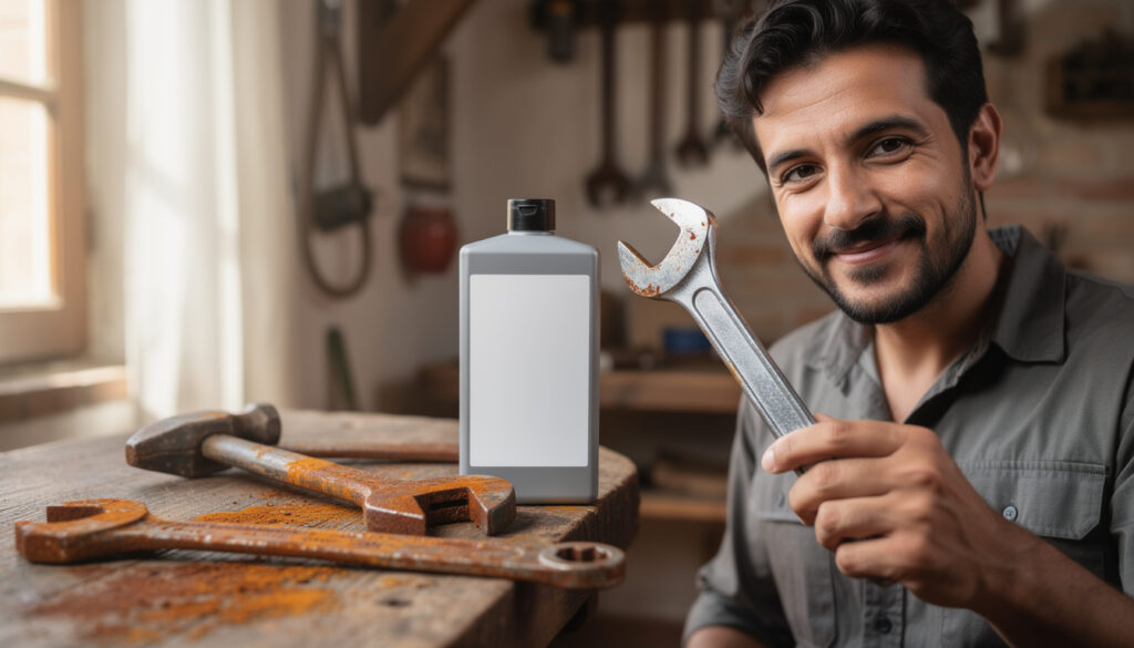 entdecken sie unser effektives produkt zur mühelosen entfernung von rost von ihren werkzeugen – für längere lebensdauer und optimale leistung.