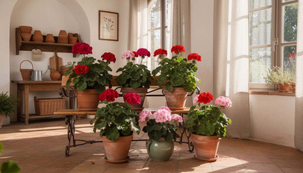 finden sie den perfekten platz, um ihre geranien sicher und geschützt durch den winter zu bringen und ihre blüte im frühling zu sichern.