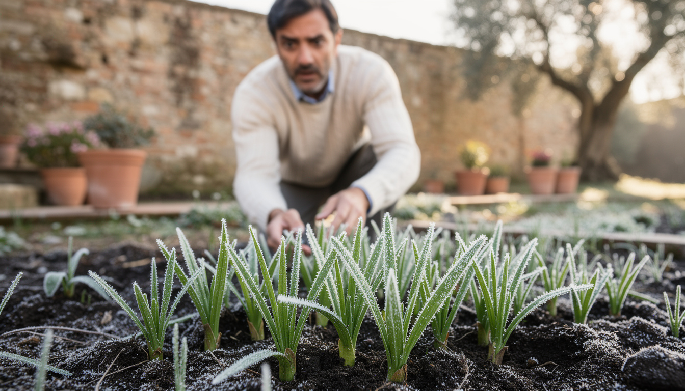 Frost-Notfall: Der Reflex, den Sie haben müssen, um Ihre jungen Triebe zu retten.