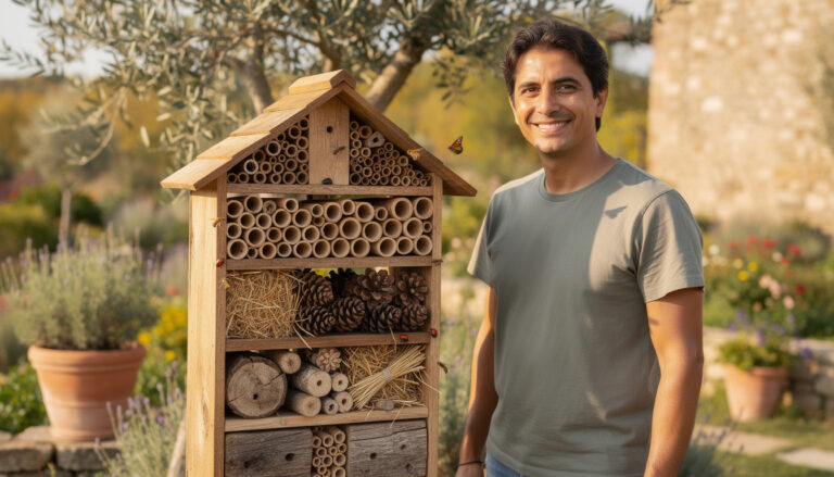 erfahren sie, wie sie einfach ihr eigenes insektenhotel bauen können, um heimischen tieren während des winters schutz und zuflucht zu bieten.