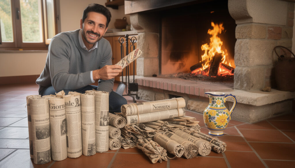 erfahren sie, wie sie alte zeitungen einfach und umweltfreundlich in effektive anzündhilfe verwandeln können, um feuer sicher und schnell zu entfachen.