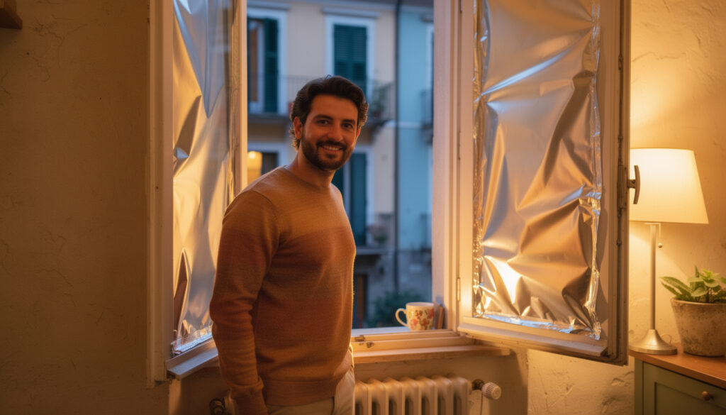 erfahren sie, wie sie alufolie effektiv einsetzen, um wärme im innenraum zu reflektieren und energie zu sparen.