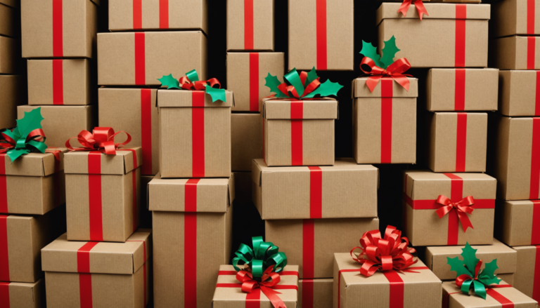 entdecken sie, wie sie mit diesen kartonschachteln ihre weihnachtsorganisation optimal gestalten können – nachhaltig, praktisch und platzsparend.