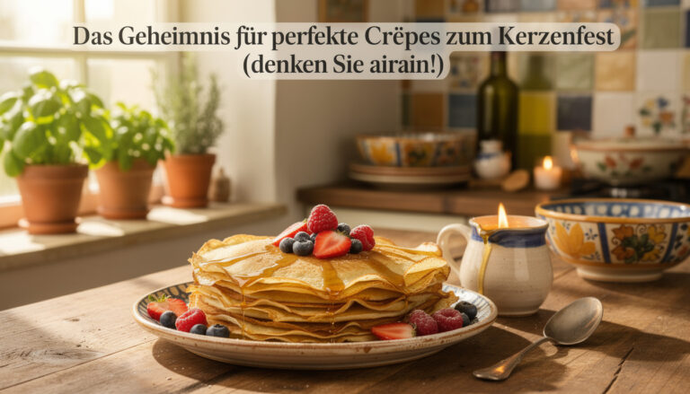 entdecken sie das geheimnis perfekter crêpes zum kerzenfest – einfache tipps und tricks für einen genussvollen festtag!