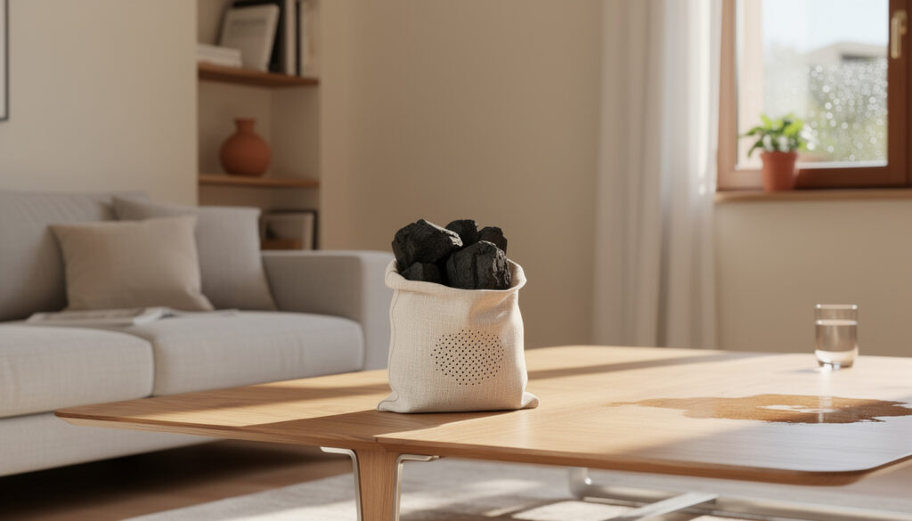 entdecken sie den effektiven gegenstand aus dem wohnzimmer, der feuchtigkeit aufnimmt und für ein trockenes und angenehmes raumklima sorgt.