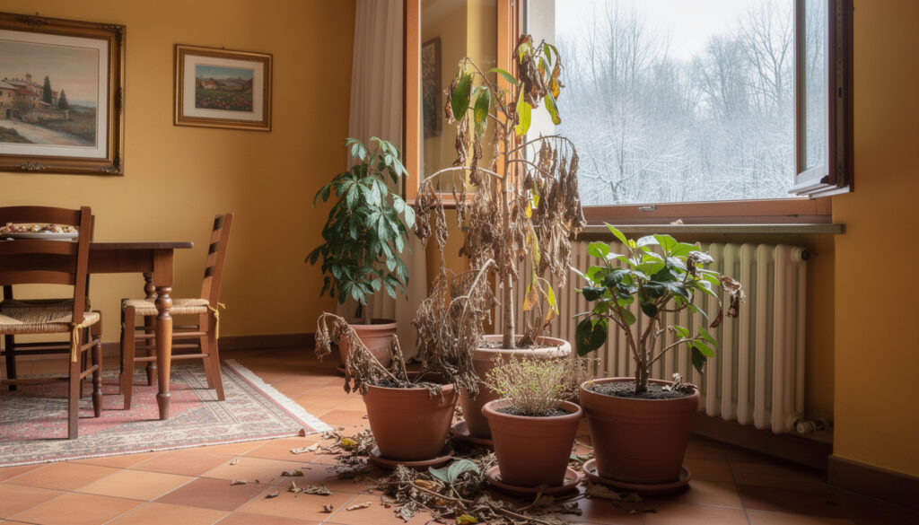 entdecken sie den häufigen stellfehler, der ihre zimmerpflanzen im winter schädigt, und erfahren sie, wie sie ihre pflanzen gesund durch die kalte jahreszeit bringen.