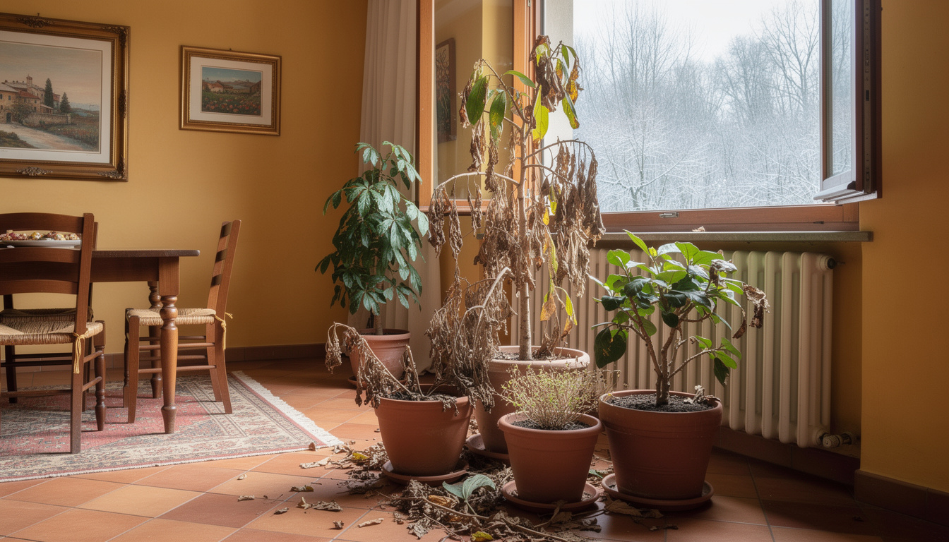 Der Stellfehler, der Ihre Zimmerpflanzen im Winter sterben lässt.