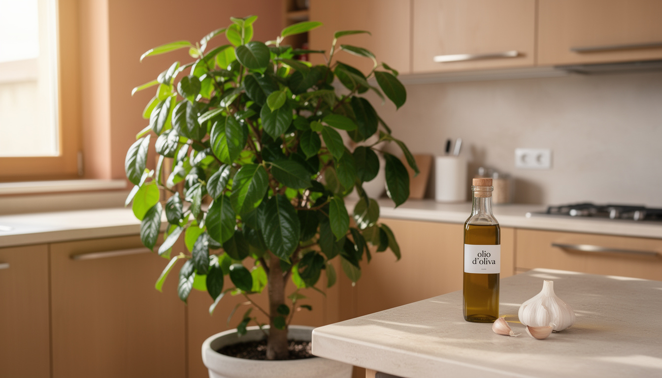 Die Zutat aus der Küche, die das Abfallen der Blätter Ihrer Ficus stoppt.