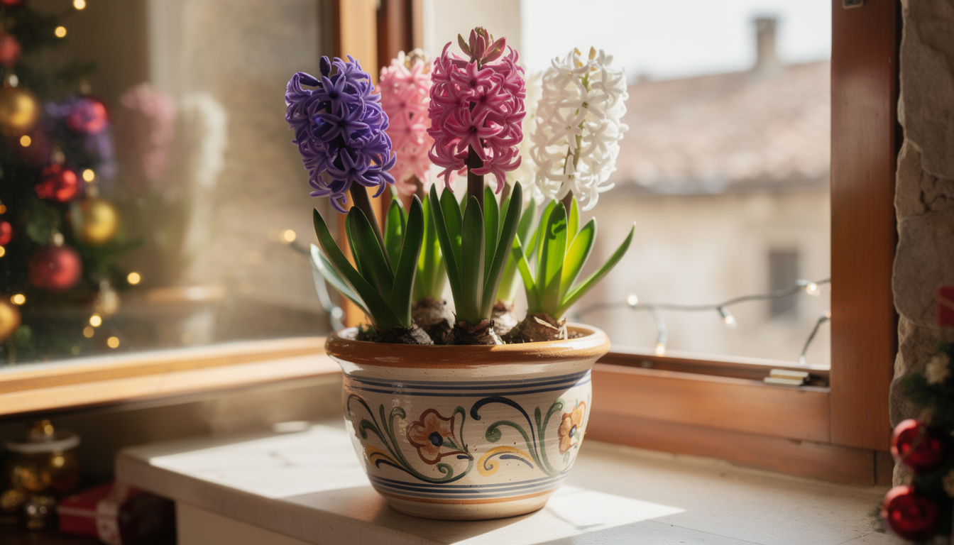 Die unfehlbare Methode, um Hyazinthen im Haus für die Feiertage zu züchten.