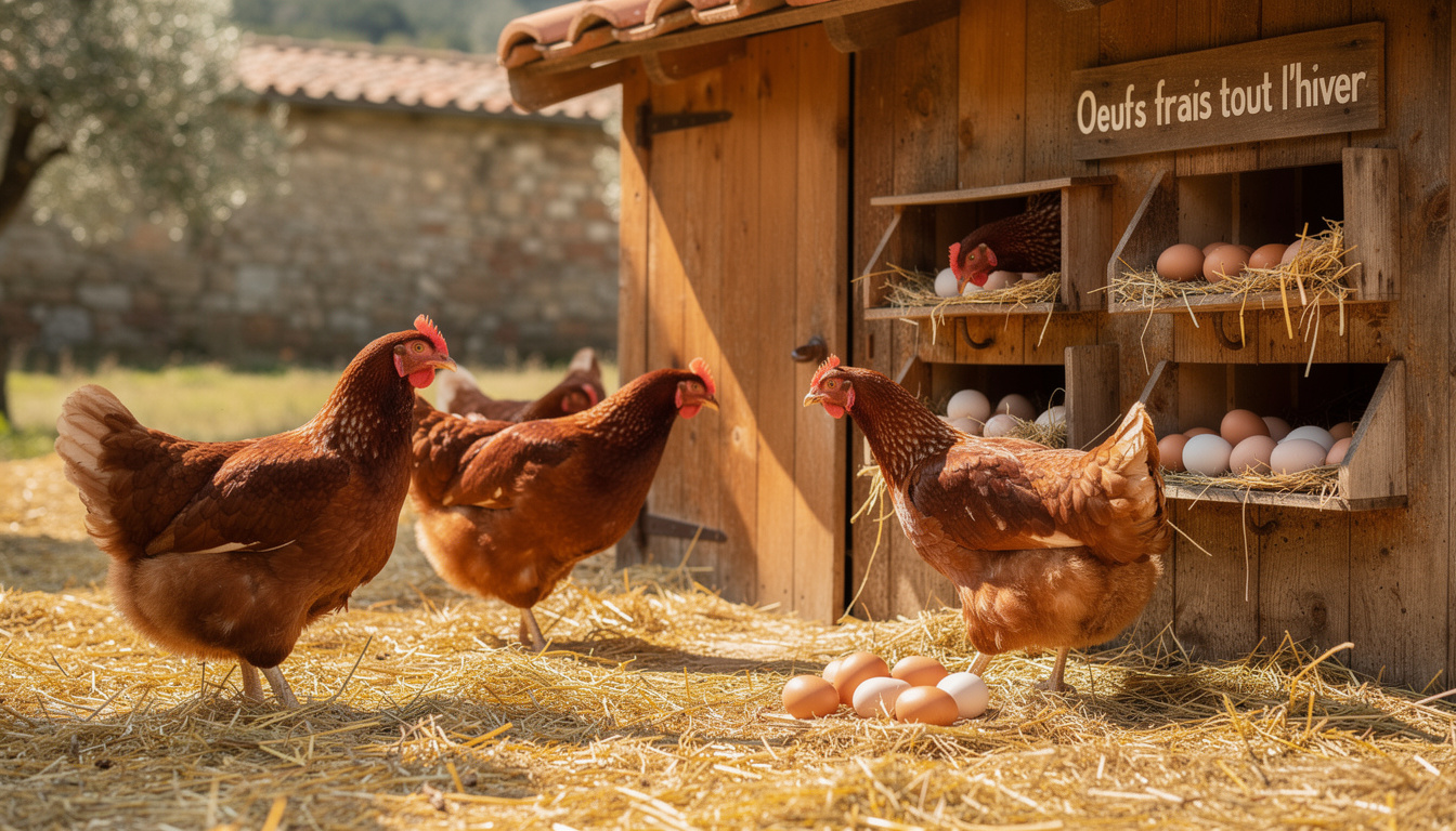 Dies ist der Trick, um den ganzen Winter über frische Hühnereier zu haben.