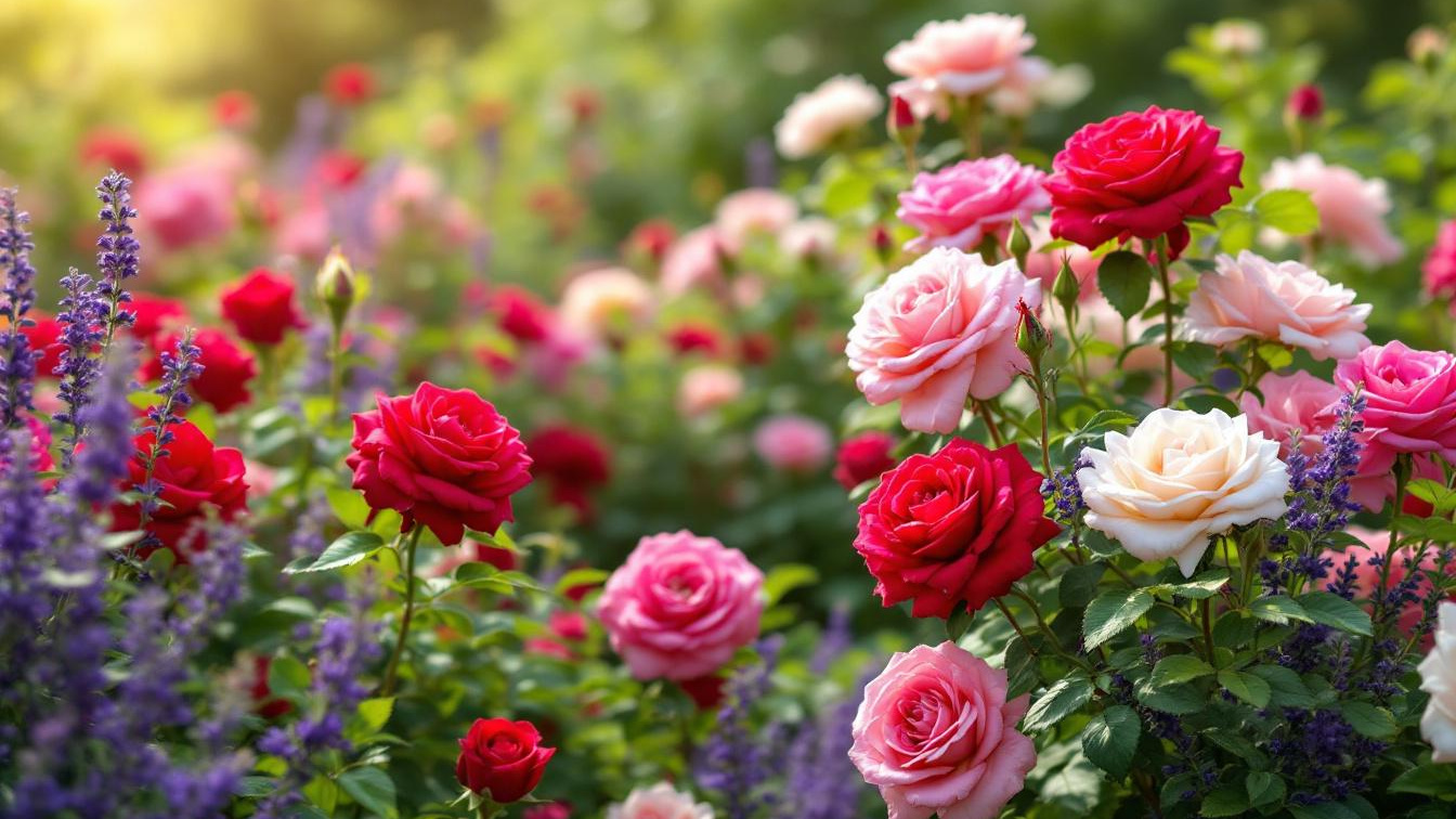 Ein Gärtner verrät, welche Blütenstauden deine Rosen perfekt ergänzen