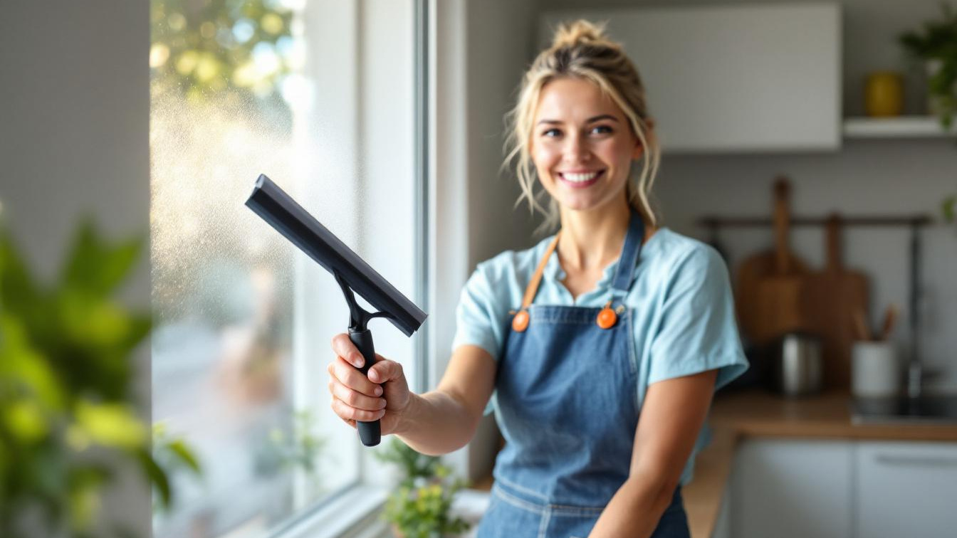 Eine Putzfrau verrät, warum dieser Küchengegenstand Fenster in Minuten streifenfrei macht
