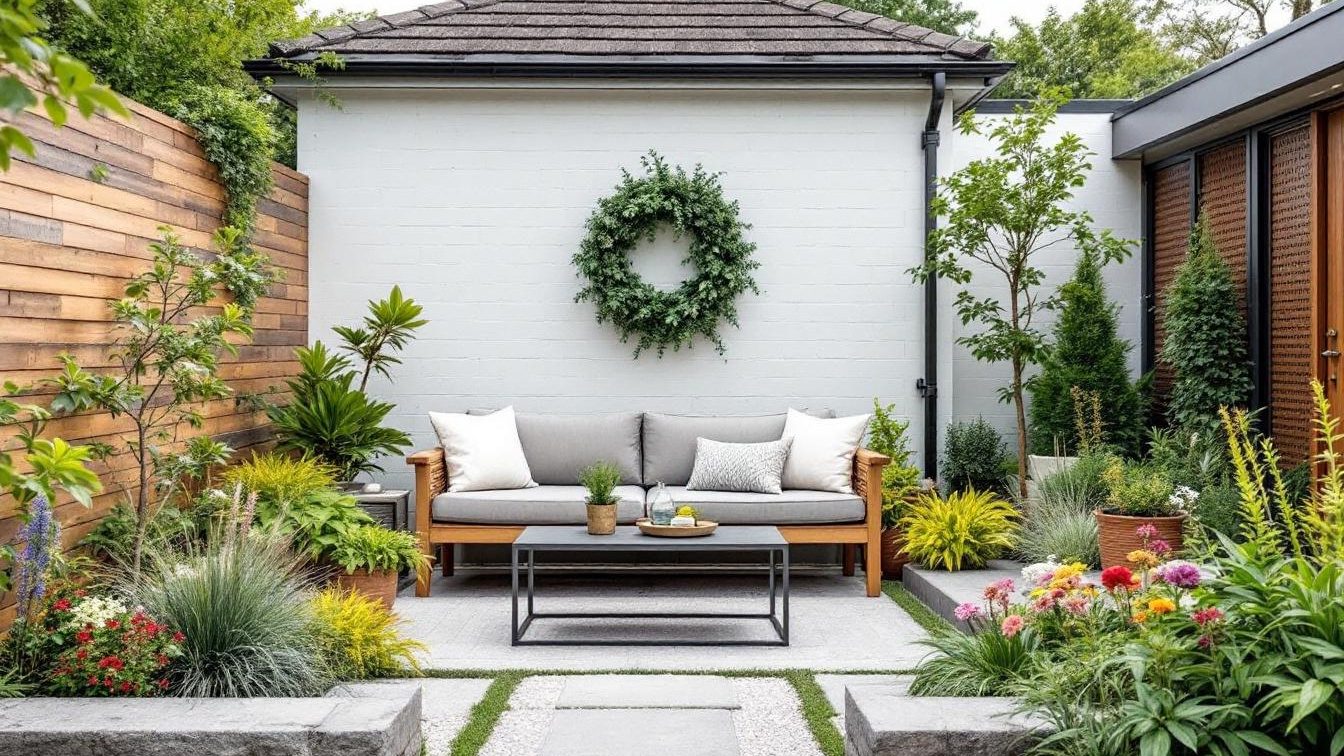 Ich gestaltete meinen Vorgarten mit Sitzplatz um, das Ergebnis übertraf alle Erwartungen