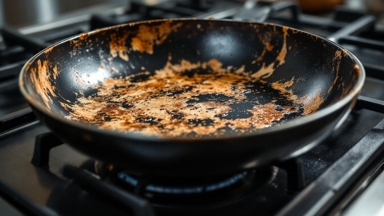 Ich machte diesen Fehler 5 Jahre lang, meine Teflonpfannen waren danach völlig ruiniert