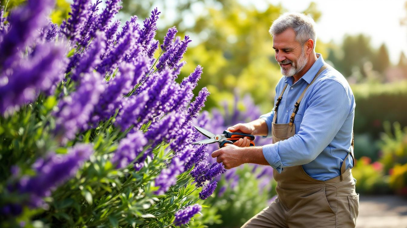 Ich schnitt meinen Lavendel nach dieser Methode, er blüht jetzt dreimal so stark