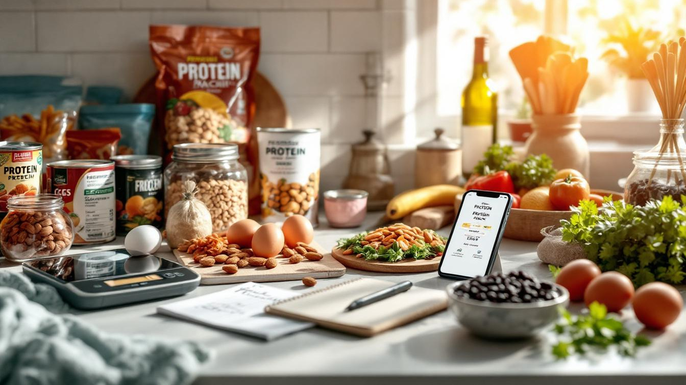 Ich überprüfte diese Lebensmittel 2 Wochen lang, der Proteingehalt war völlig anders