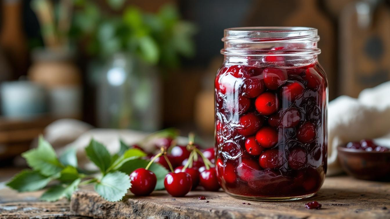 Weder Gelierzucker noch Pektin, dieser Trick macht Sauerkirschmarmelade perfekt