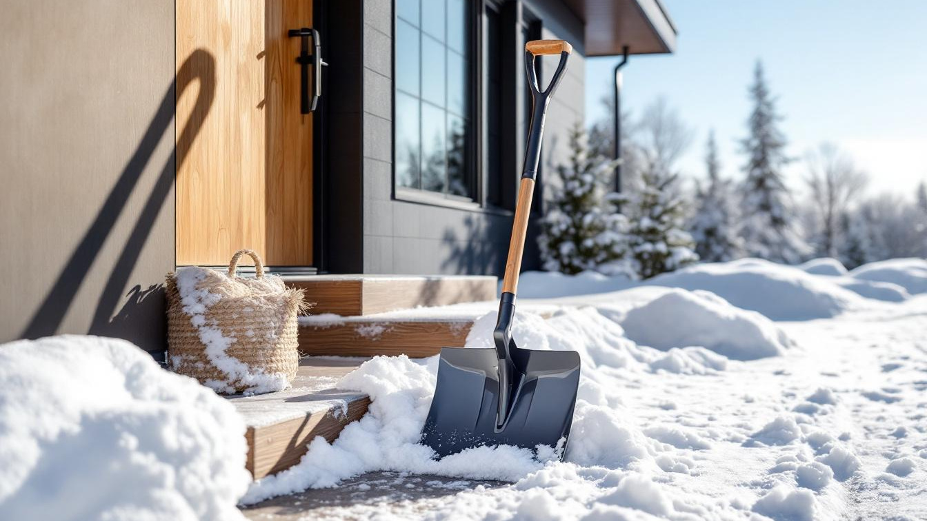 Weder Plastik noch Metall, diese Schneeschaufel räumt perfekt dein Haus frei